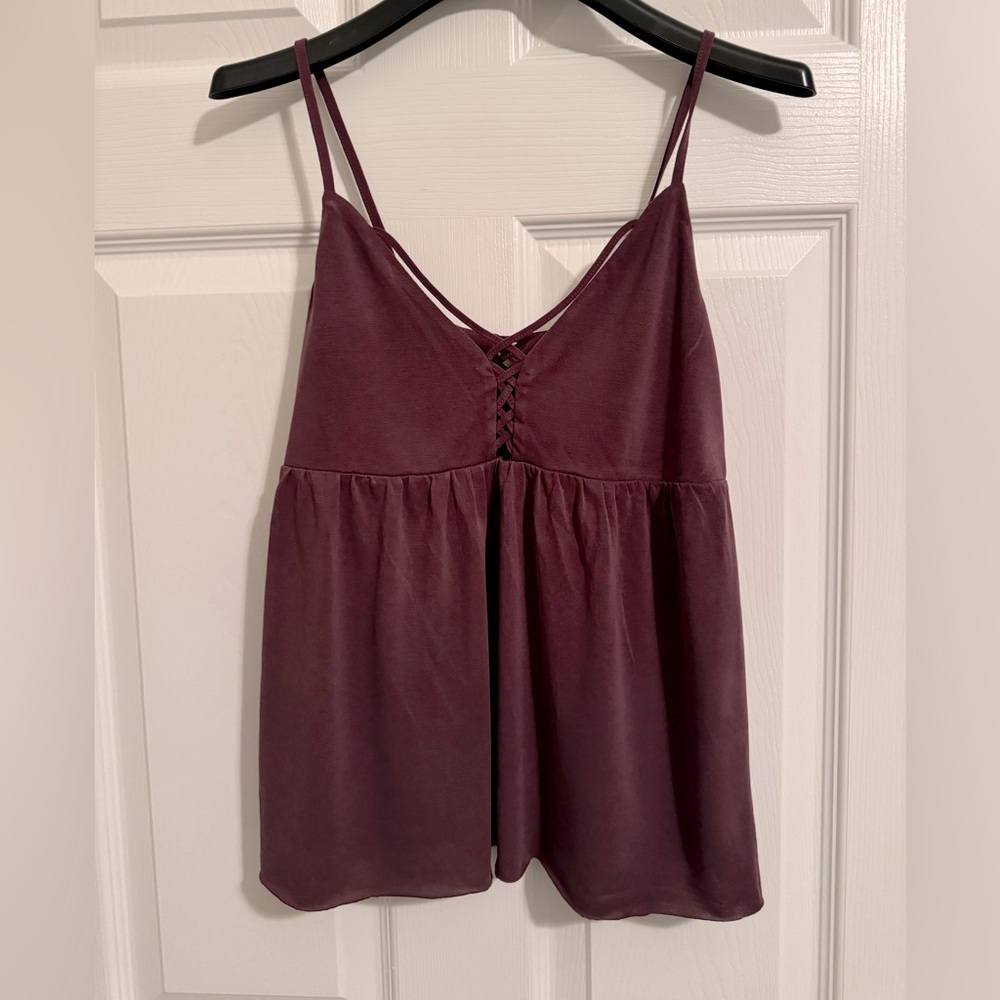 American Eagle Outfitters Soft & Sexy Sueded Babydoll Top
